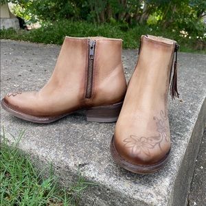 Brown ankle boots